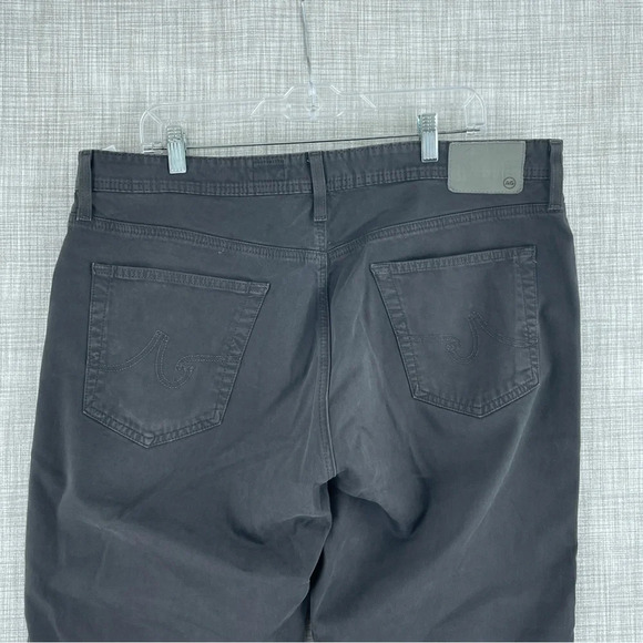 Ag Adriano Goldschmied Jeans Mens Size 38x32 The Graduate Charcoal 2595 - Picture 8 of 13